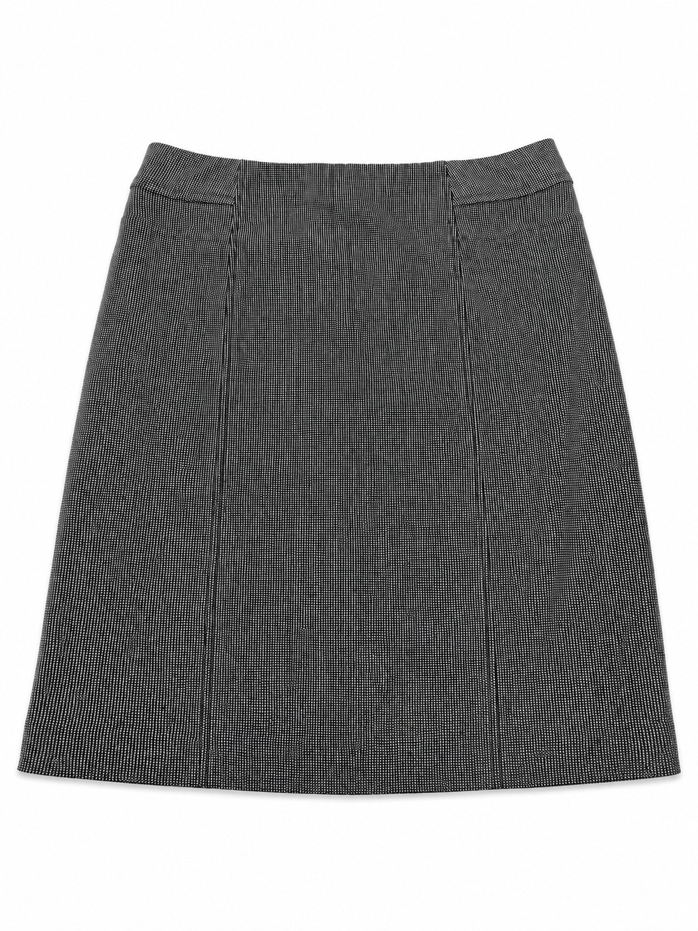 Tribal Black White Career Pencil Skirt Size 10 Stretch Office